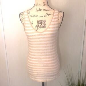 Banana Republic Striped Sequin Tank Size Small